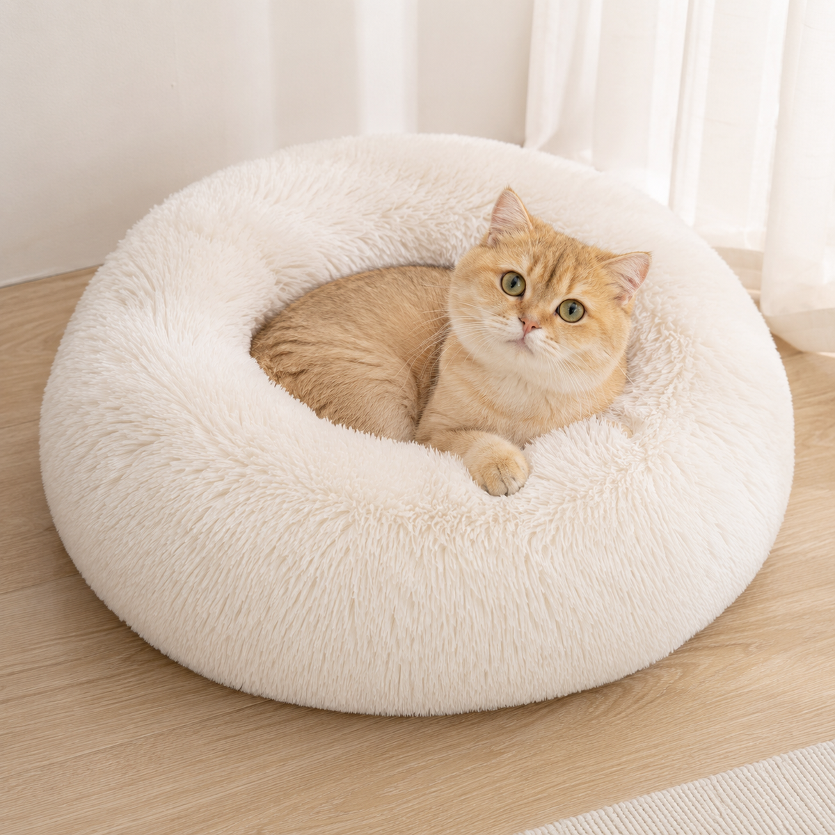80CM Round Plush Pet Bed